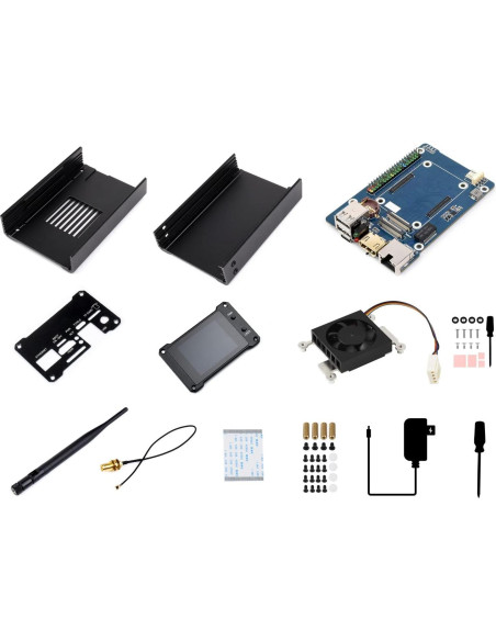 Almacenamiento en Red Waveshare CM4-NAS-Double-Deck 0.6kg