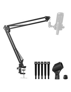 Soporte de Micrófono Ajustable MÁX 1.5kg Negro MSM-005