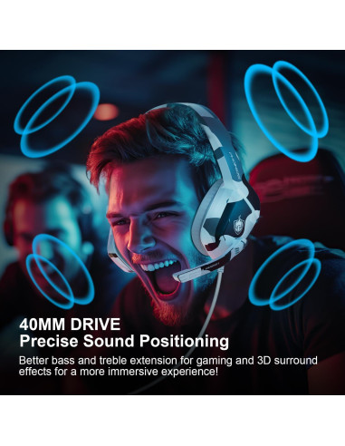 Auriculares Gaming PHOINIKAS H-1 Camo 3.5mm con Micrófono