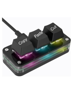 Teclado Mecánico Compacto NOVVAOGO para Cortar Copiar Pegar