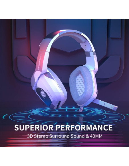 Auriculares Gaming PHOINIKAS H-1 Camo 3.5mm con Micrófono