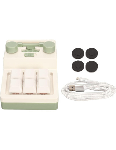 Mini Teclado Mecánico Bluetooth Bewinner 6 Teclas RGB