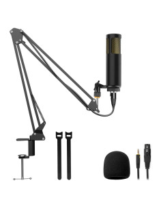 Micrófono Dinámico Hayner-Seek XLR 1.23kg para Podcast