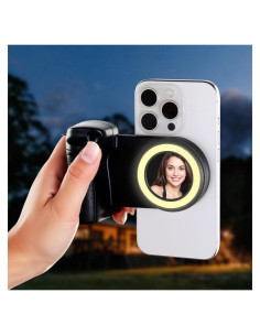 Anillo de Luz Selfie MiniLuxis BBC-9 con Control Remoto Bluetooth