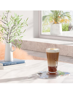 Coaster de Acrílico Irregular Leadiy Nube Clara 18x15.5cm 2