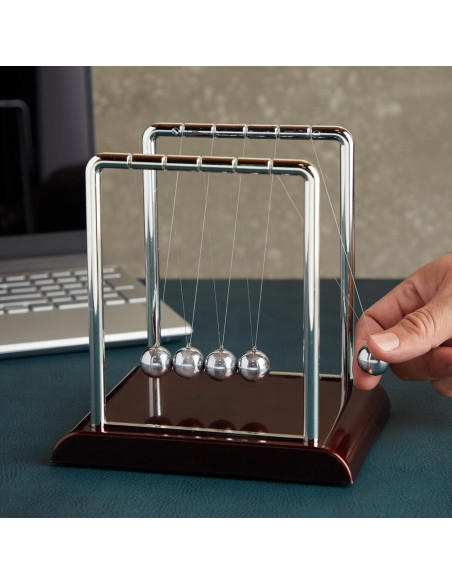 Péndulo de Newton Juvale para Escritorio 17,78 cm Alivio Estrés