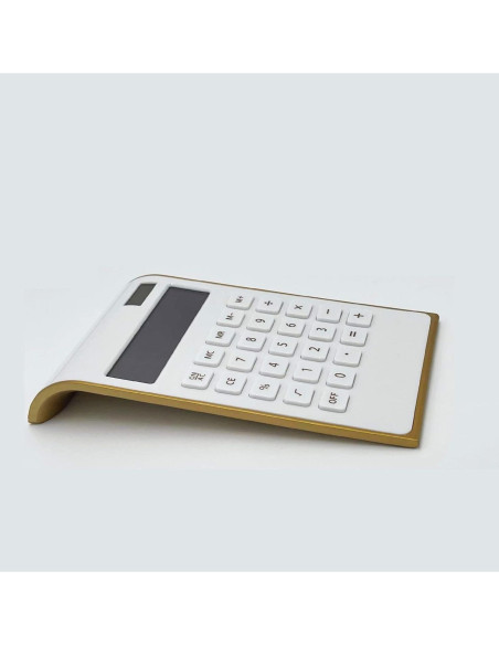 Calculadora Solar Benkaim Estándar 10 Dígitos Blanca