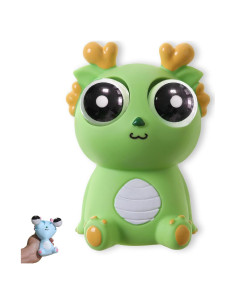 Juguete Antiestrés Dragón Ojos Saltones JH-0311 Verde