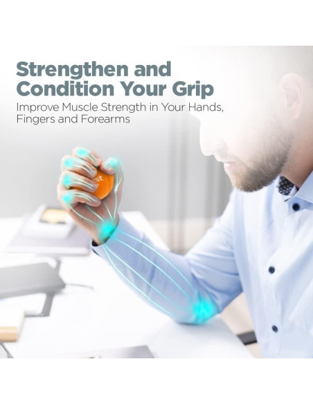 Bola de Estrés Logest - Juego de 4 Niveles de Resistencia