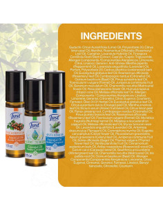 Set de 3 Aceites Esenciales Swiss JUST - Relajación y Antiestrés 5ml 2