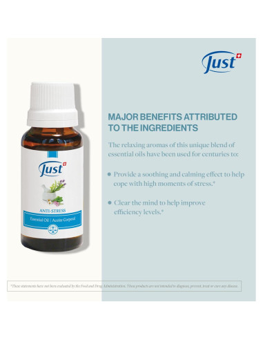 Aceite Esencial Antiestrés Swiss Just 20 ml - Relajación