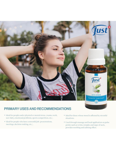 Aceite Esencial Antiestrés Swiss Just 20 ml - Relajación