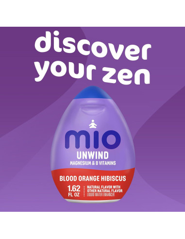 Mejorador de Agua Mio Relajarse Naranja Sangre Hibisco 48 ml
