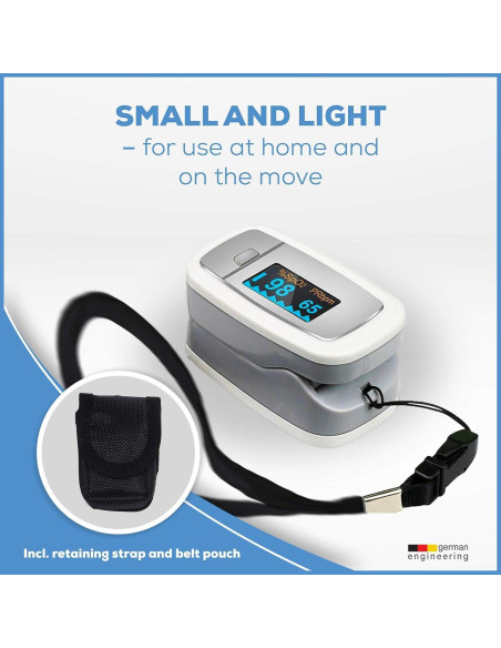 Oxímetro de Pulso Beurer PO30, Monitor de Oxígeno y Pulso