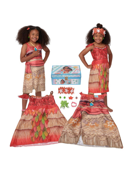 Baúl de Disfraces Moana Disney 11 Piezas Niñas 4-6x