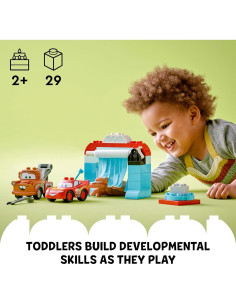 LEGO DUPLO Lavado de Autos Lightning McQueen 10996 Juguete 2+ 2