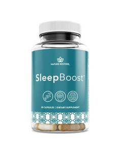 SleepBoost Nature Restore 60 Cápsulas 500mg Suplemento Natural