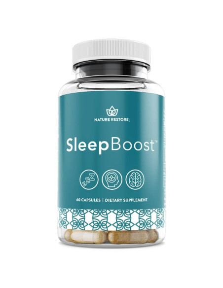 SleepBoost Nature Restore 60 Cápsulas 500mg Suplemento Natural