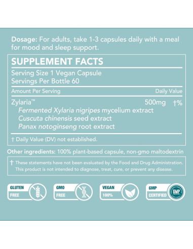 SleepBoost Nature Restore 60 Cápsulas 500mg Suplemento Natural