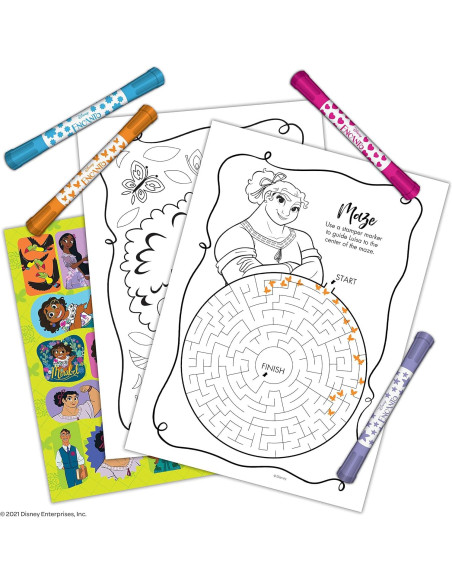 Libro de Colorear Disney Encanto Bendon 48 Páginas con Marcadores