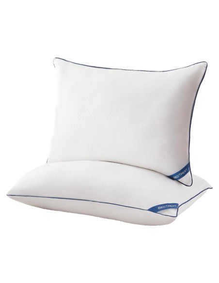 Cojines de Cama BedTreat Estándar 2 Piezas Suaves Transpirables