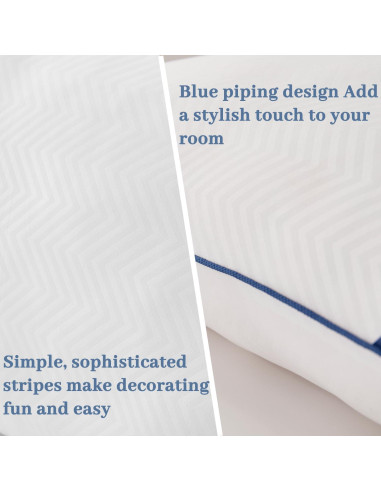 Cojines de Cama BedTreat Estándar 2 Piezas Suaves Transpirables