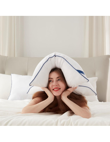 Cojines de Cama BedTreat Estándar 2 Piezas Suaves Transpirables