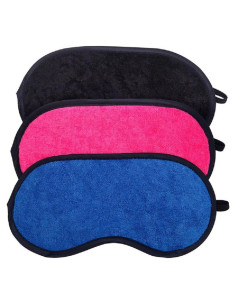 Juego de 3 Máscaras para Dormir FENGMANG Ajustables Suaves