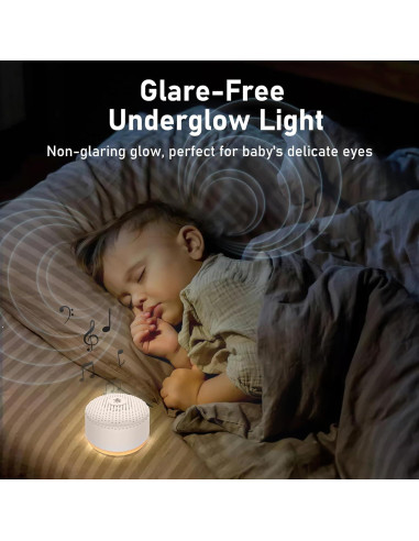 Máquina de Sonido y Luz Nocturna XSUTIC LZD-B1 Recargable