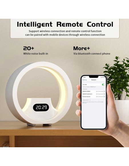 Máquina de Ruido Blanco GDbow GDUS-801 20 Sonidos 8 Colores