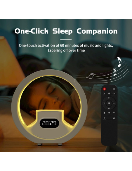 Máquina de Ruido Blanco GDbow GDUS-801 20 Sonidos 8 Colores