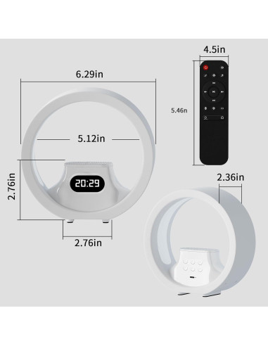 Máquina de Ruido Blanco GDbow GDUS-801 20 Sonidos 8 Colores