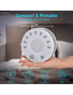 Máquina de Ruido Blanco ORANGEHOME 9 Sonidos 0.18 kg 2
