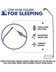 Soporte de Manguera CPAP Mars Wellness - Ajustable y Sin Enredos 2