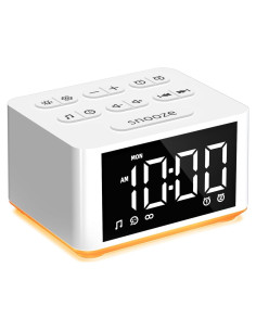 Máquina de Sonido 3 en 1 DailyBody Reloj Despertador Luz Nocturna