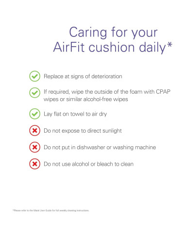 Almohadilla Nasal ResMed AirFit N30 - Silicona Suave Mediana