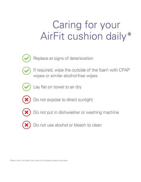 Almohadilla Nasal ResMed AirFit N30 - Silicona Suave Mediana