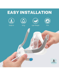 Cojines de Reemplazo CPAP AirFit AirTouch F20 Mediano 2