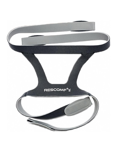 Correa de Cabecera CPAP RESCOMF Mediana Gris Duradera