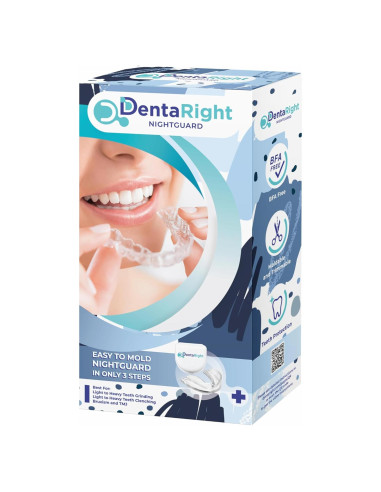 Protector bucal DentaRight para bruxismo - 6 piezas, 3 tamaños