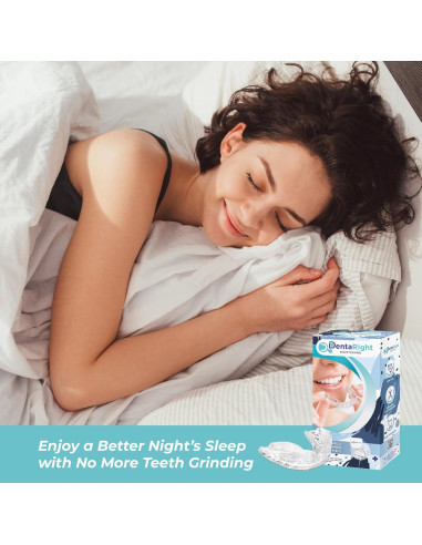Protector bucal DentaRight para bruxismo - 6 piezas, 3 tamaños
