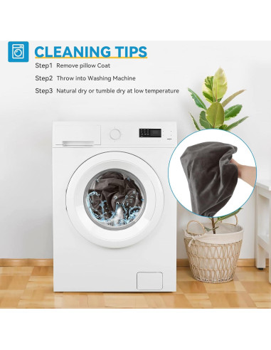 Almohada en Cuña CloudBliss 19 cm Espuma Viscoelástica Gris