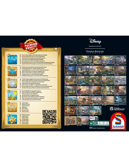 Rompecabezas Schmidt 1000 Piezas La Sirenita Thomas Kinkade