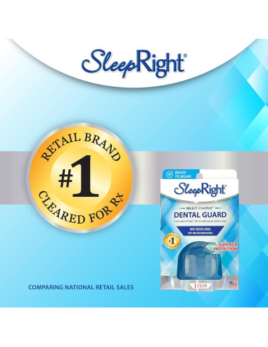 Protector Dental SleepRight Select para Bruxismo 14.61x10.16cm