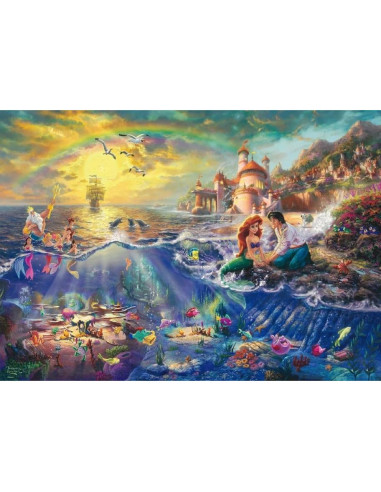 Rompecabezas Schmidt 1000 Piezas La Sirenita Thomas Kinkade