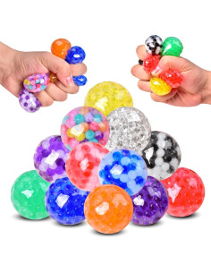 Paquete de 12 Pelotas Antiestrés Aplastables - Alivio Ansiedad 2