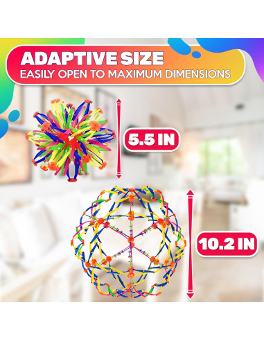 Bola Expandible Antiestrés DIMROM 13.97 cm para Adultos