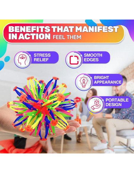 Bola Expandible Antiestrés DIMROM 13.97 cm para Adultos