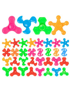 24 Mini Spinners Antiestrés Coloridos KUANG LAN TOYS