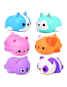 Pelotas Antiestrés Squishies FLY2SKY 6PCS Jumbo Gato